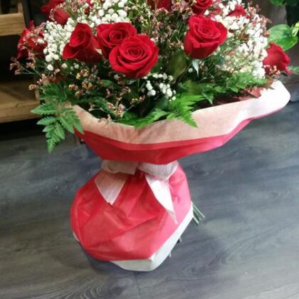 18 Rosas rojas