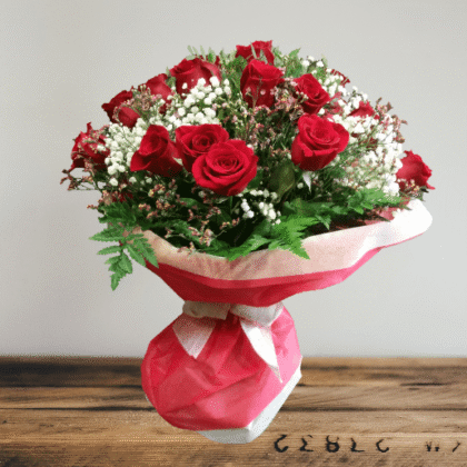 18 Rosas rojas