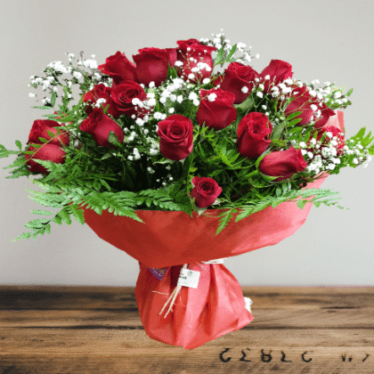 Ramo 24 rosas rojas